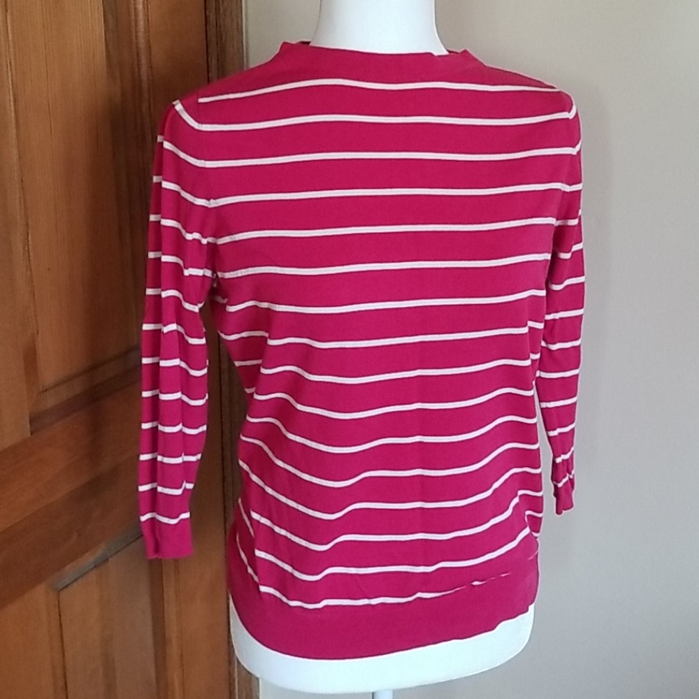 Talbots Boatneck Striped Sweater